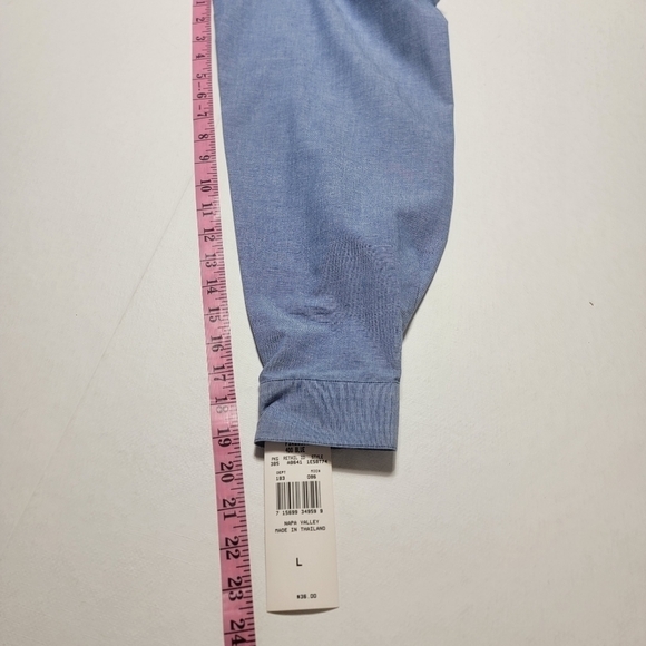 Napa Valley large button down long sleeve shirt with embroidery. NWT - Picture 15 of 16